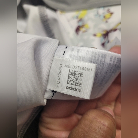 ADIDAS BY STELLA MCCARTNEY FUTURE PLAYGROUND LONG SLEEVE CROP TOP FLORAL SIZE M - Picture 10 of 16